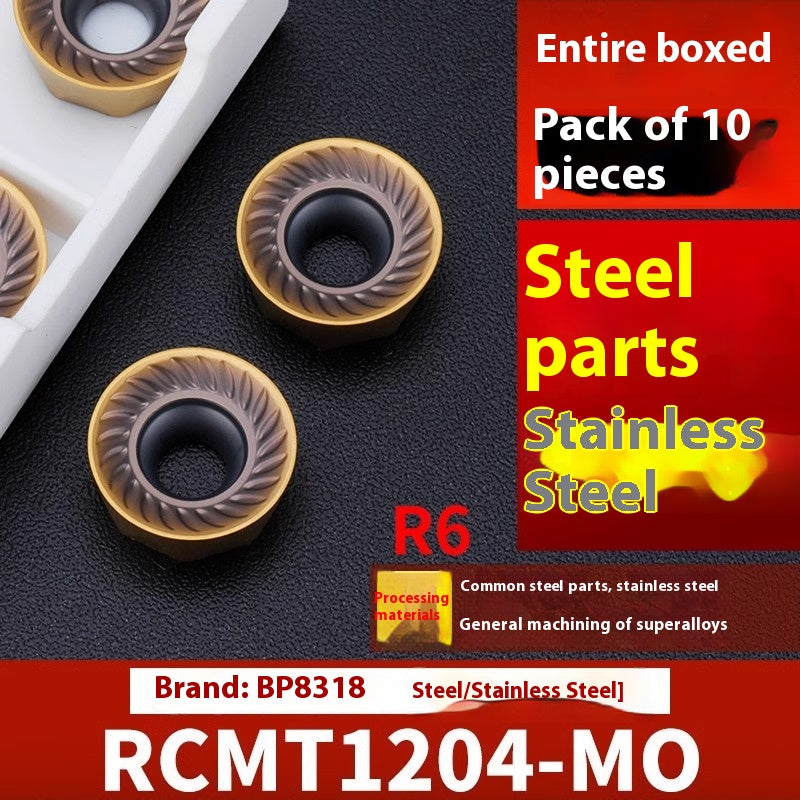 2042-CNC milling inserts, RPMW carbide R5 machining center, R4 milling machine, R6 milling inserts, RPMT round cutter cutters Shandong Denso Pricision Tools Co.,Ltd.